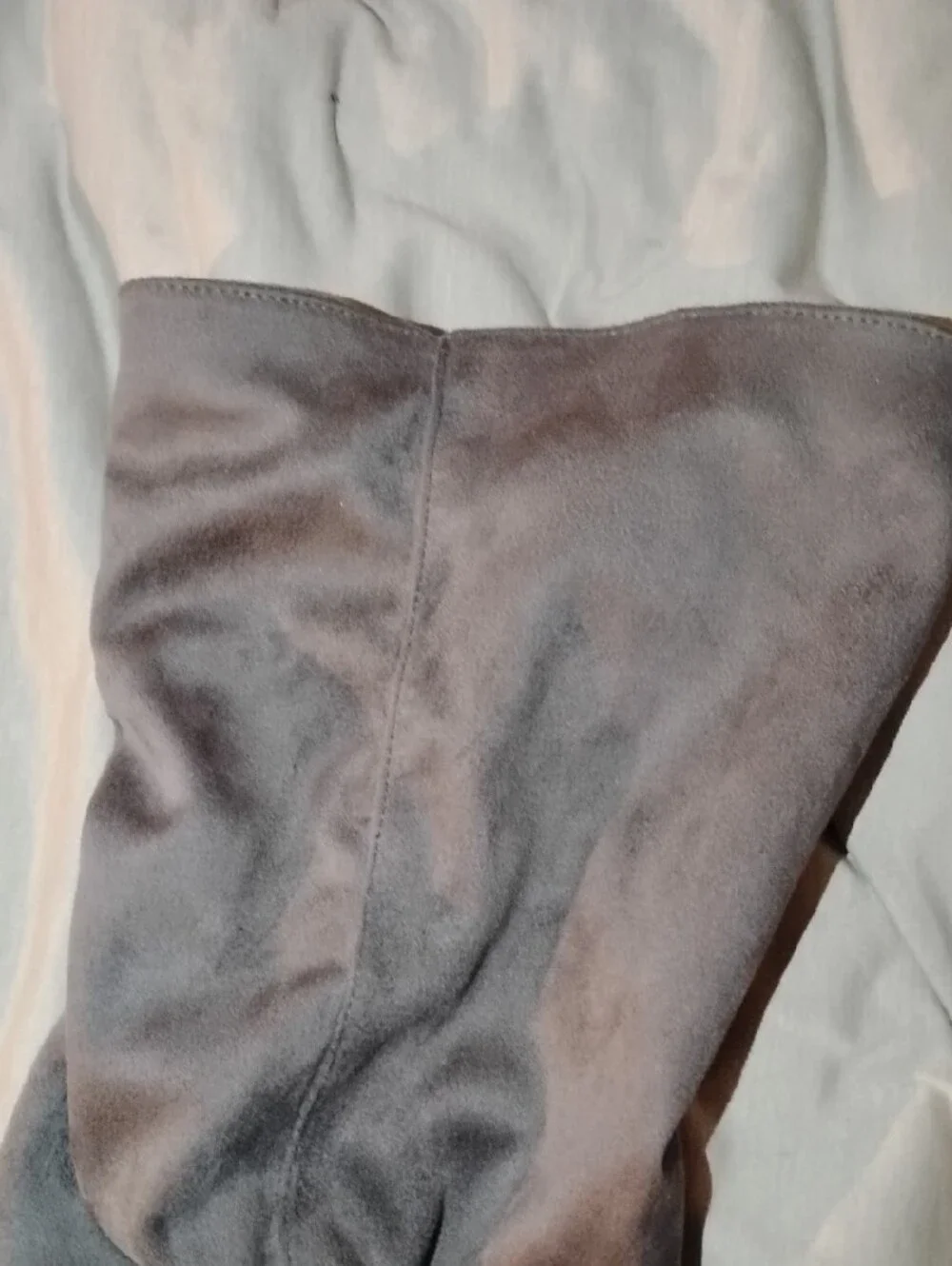 Caslon Over-the-Knee Block Heel Women’s Boots in Gray  Size 8W